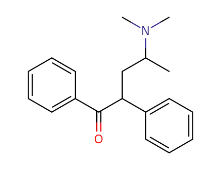 Molecular Structure of 857483-91-1 (4-dimethylamino-1,2-diphenyl-pentan-1-one)