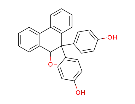 (+/-)-10-Hydroxy-9,9-bis-(4-hydroxy-phenyl)-9,10-dihydro-phenanthren