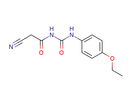 <i>N</i>-(4-ethoxy-phenyl)-<i>N</i>'-cyanoacetyl-urea