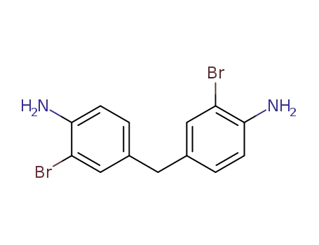 Molecular Structure of 5329-22-6 (4-[(4-amino-3-bromo-phenyl)methyl]-2-bromo-aniline)