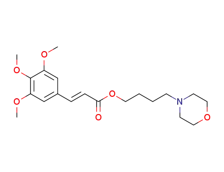 3,4,5-trimethoxy-<i>trans</i>-cinnamic acid-(4-morpholino-butyl ester)