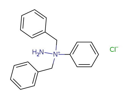 Hydrazinium, 1-phenyl-1,1-bis(phenylmethyl)-, chloride