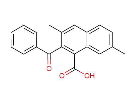 2-benzoyl-3,7-dimethyl-[1]naphthoic acid