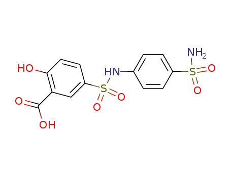 2-hydroxy-5-(4-sulfamoyl-phenylsulfamoyl)-benzoic acid