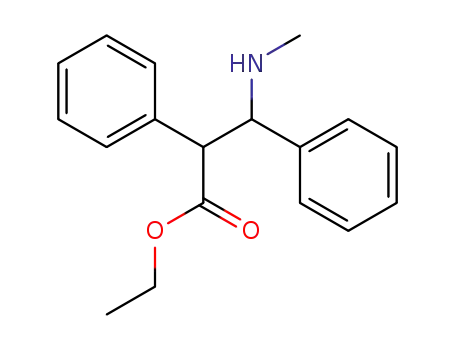 3-methylamino-2,3-diphenyl-propionic acid ethyl ester