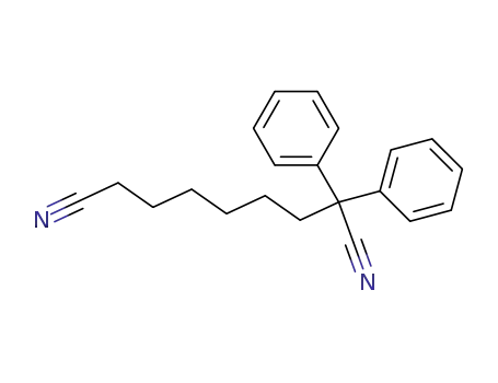 2,2-diphenyl-nonanedinitrile