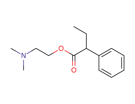2-phenyl-butyric acid-(2-dimethylamino-ethyl ester)