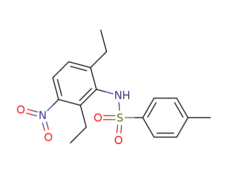 toluene-4-sulfonic acid-(2,6-diethyl-3-nitro-anilide)