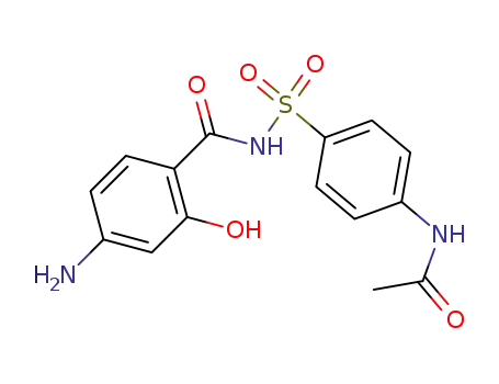 Molecular Structure of 857756-28-6 ((<i>N</i>-acetyl-sulfanilyl)-(4-amino-2-hydroxy-benzoyl)-amine)