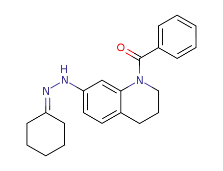 cyclohexanone-(1-benzoyl-1,2,3,4-tetrahydro-[7]quinolylhydrazone)