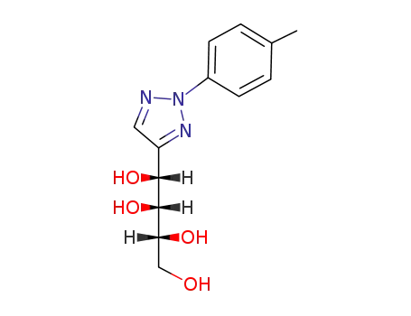 (1<i>R</i>)-1-(2-<i>p</i>-tolyl-2<i>H</i>-[1,2,3]triazol-4-yl)-D-threitol