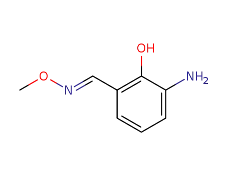 Molecular Structure of 106837-95-0 (3-amino-2-hydroxy-benzaldehyde-(<i>O</i>-methyl oxime ))