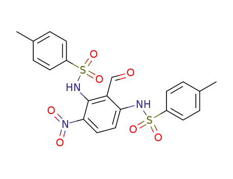 3-nitro-2,6-bis-(toluene-4-sulfonylamino)-benzaldehyde