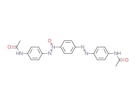 Molecular Structure of 864849-81-0 (1-(4-acetylamino-phenylazo)-4-(4-acetylamino-phenyl-<i>NNO</i>-azoxy)-benzene)