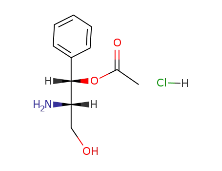 (2<i>RS</i>,3<i>RS</i>)-3-acetoxy-2-amino-3-phenyl-propan-1-ol; hydrochloride