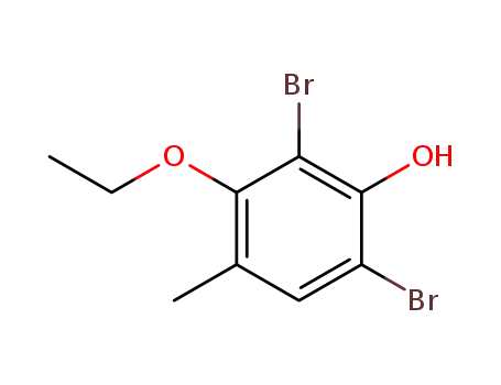 3-ethoxy-2,6-dibromo-4-methyl-phenol