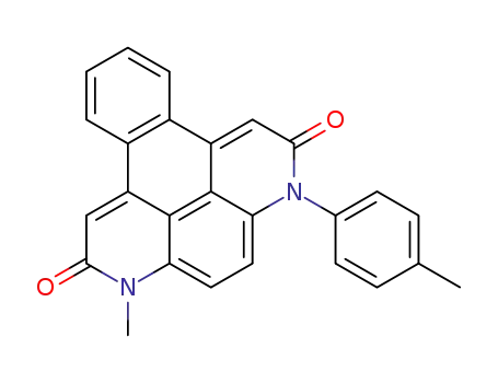 3-methyl-6-<i>p</i>-tolyl-3,6-dihydro-dibenzo[<i>f</i>,<i>lmn</i>][2,9]phenanthroline-2,7-dione