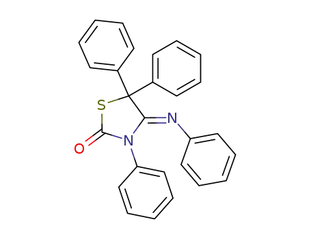 Molecular Structure of 96176-61-3 (3,5,5-triphenyl-4-phenylimino-thiazolidin-2-one)