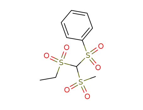 Molecular Structure of 854750-01-9 (ethanesulfonyl-benzenesulfonyl-methanesulfonyl-methane)