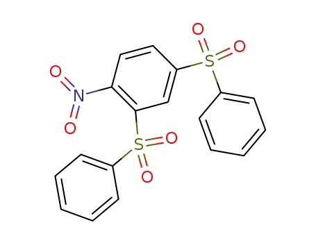 2,4-bis-benzenesulfonyl-1-nitro-benzene