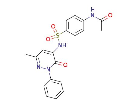<i>N</i>-acetyl-sulfanilic acid-(6-methyl-3-oxo-2-phenyl-2,3-dihydro-pyridazin-4-ylamide)