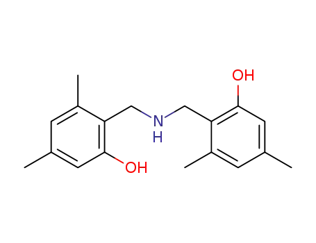 Molecular Structure of 109247-43-0 (3,5,3',5'-tetramethyl-2,2'-(2-aza-propanediyl)-di-phenol)