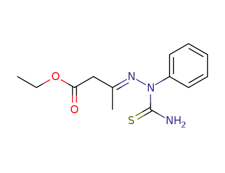 3-(2-phenyl-thiosemicarbazono)-butyric acid ethyl ester
