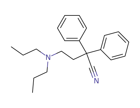 4-dipropylamino-2,2-diphenyl-butyronitrile