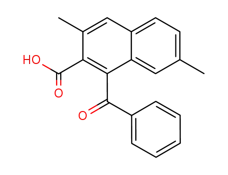 1-benzoyl-3,7-dimethyl-[2]naphthoic acid