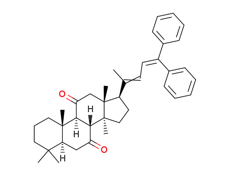 24,24-diphenyl-25,26,27-trinor-lanosta-20(22)ξ,23-diene-7,11-dione
