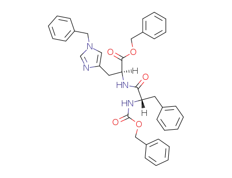 1-benzyl-<i>N</i><sup>α</sup>-(<i>N</i>-benzyloxycarbonyl-L-phenylalanyl)-L-histidine-benzyl ester