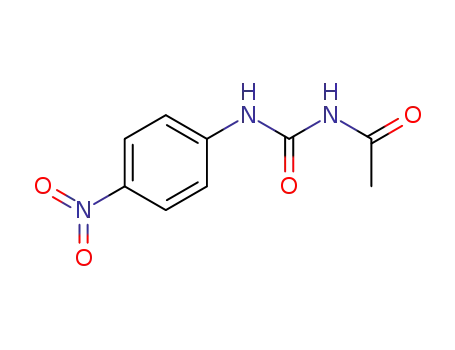 Molecular Structure of 33034-72-9 (Acetamide, N-[[(4-nitrophenyl)amino]carbonyl]-)