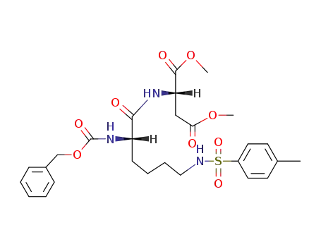<i>N</i>-[<i>N</i><sup>2</sup>-benzyloxycarbonyl-<i>N</i><sup>6</sup>-(toluene-4-sulfonyl)-L-lysyl]-L-aspartic acid dimethyl ester
