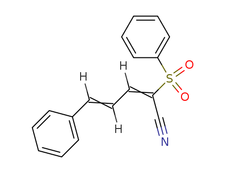 2,4-Pentadienenitrile, 5-phenyl-2-(phenylsulfonyl)-, (E,E)-