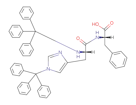 <i>N</i>-(1,<i>N</i><sup>α</sup>-ditrityl-L-histidyl)-L-phenylalanine