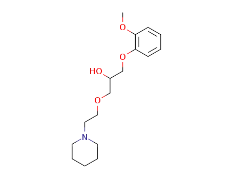 1-(2-methoxy-phenoxy)-3-(2-piperidino-ethoxy)-propan-2-ol