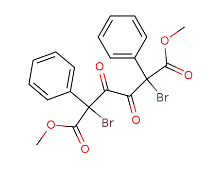 Molecular Structure of 94579-44-9 (2,5-Dibrom-3,4-dioxo-2,5-diphenyl-adipinsaeure-dimethylester)