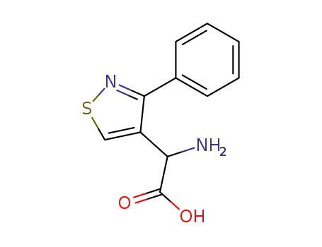 amino-(3-phenyl-isothiazol-4-yl)-acetic acid