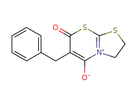6-benzyl-5,7-dioxo-2,3,6,7-tetrahydro-5<i>H</i>-thiazolo[2,3-<i>b</i>][1,3]thiazinylium betaine