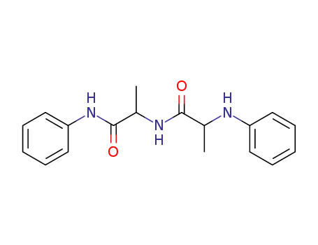Molecular Structure of 17548-15-1 (2-<α-Anilino-propionylamino>-propionsaeure-anilid)