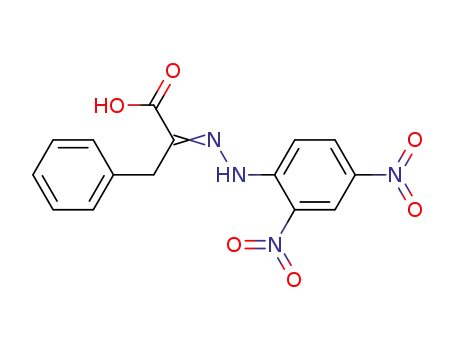 Molecular Structure of 7662-37-5 (phenylpyruvic acid 2,4-dinitrophenylhydrazone)