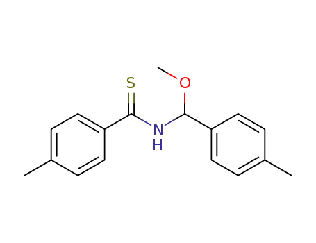 Benzenecarbothioamide, N-[methoxy(4-methylphenyl)methyl]-4-methyl-