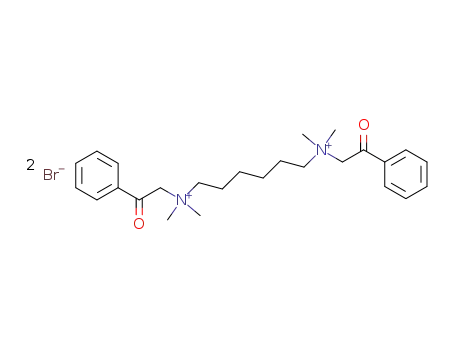 <i>N</i>,<i>N</i>,<i>N</i>',<i>N</i>'-tetramethyl-<i>N</i>,<i>N</i>'-diphenacyl-<i>N</i>,<i>N</i>'-hexanediyl-di-ammonium; dibromide