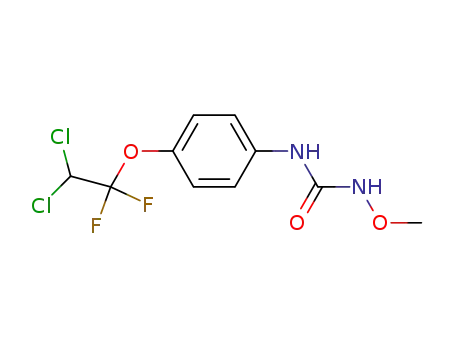Molecular Structure of 23823-29-2 (Urea, N-[4-(2,2-dichloro-1,1-difluoroethoxy)phenyl]-N'-methoxy-)