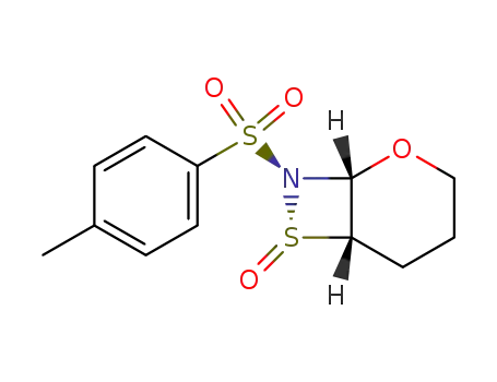 8-(toluene-4-sulfonyl)-(1<i>r</i><i>H</i>,6<i>c</i><i>H</i>)-2-oxa-7-thia-8-aza-bicyclo[4.2.0]octane 7<i>t</i>-oxide