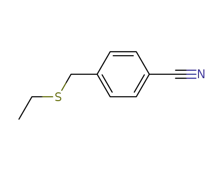 Molecular Structure of 189103-43-3 (Benzonitrile, 4-[(ethylthio)methyl]-)