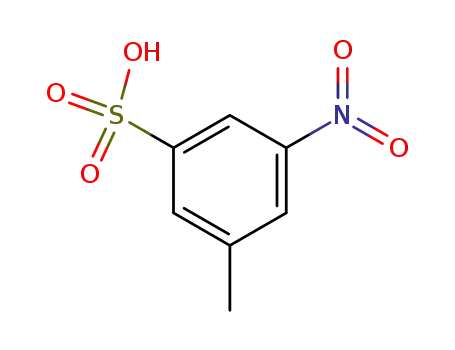 Molecular Structure of 65542-36-1 (Benzenesulfonic acid, 3-methyl-5-nitro-)