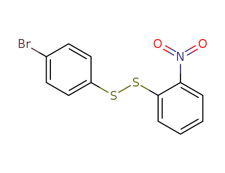 Molecular Structure of 63116-04-1 (Disulfide, 4-bromophenyl 2-nitrophenyl)