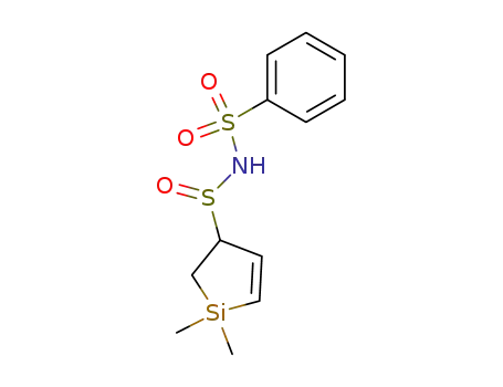 1,1-dimethyl-2,3-dihydro-1<i>H</i>-silole-3-sulfinic acid benzenesulfonylamide