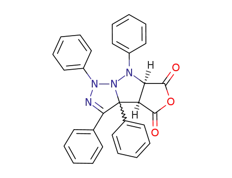 1,3,3a,6-tetraphenyl-(3aξ)-3a,4,5,6-tetrahydro-1<i>H</i>-pyrazolo[1,5-<i>c</i>][1,2,3]triazole-4<i>r</i>,5<i>c</i>-dicarboxylic acid anhydride